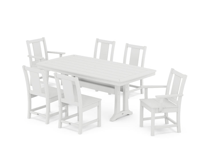 POLYWOOD® Prairie 7-Piece Dining Set with Trestle Legs