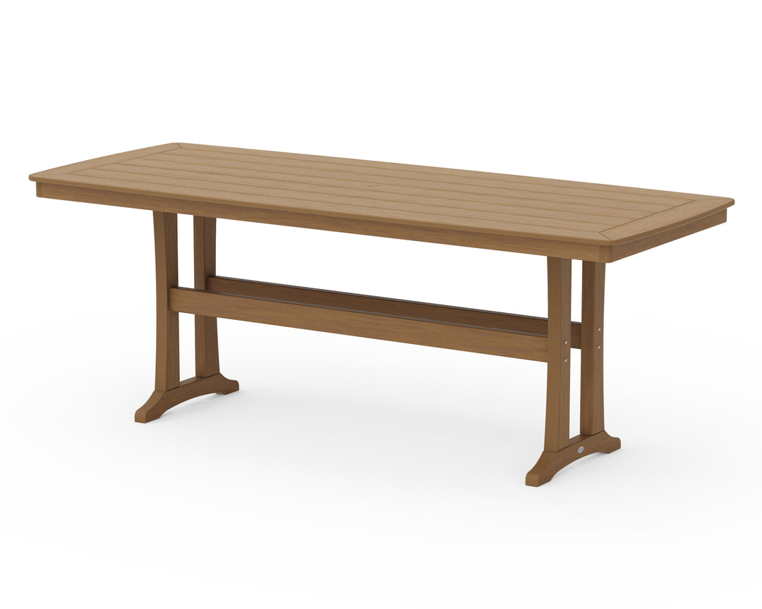 POLYWOOD® Nautical Trestle 39” x 97” Counter Table