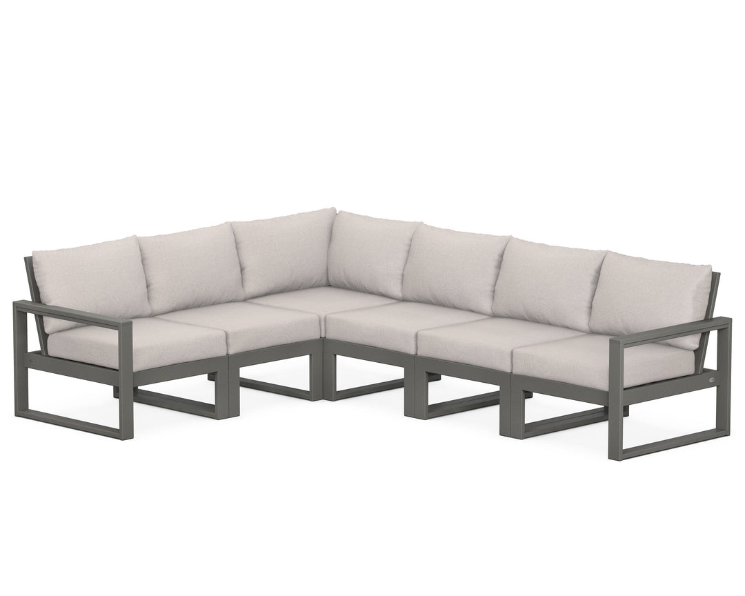 POLYWOOD® EDGE 6-Piece Modular Deep Seating Set