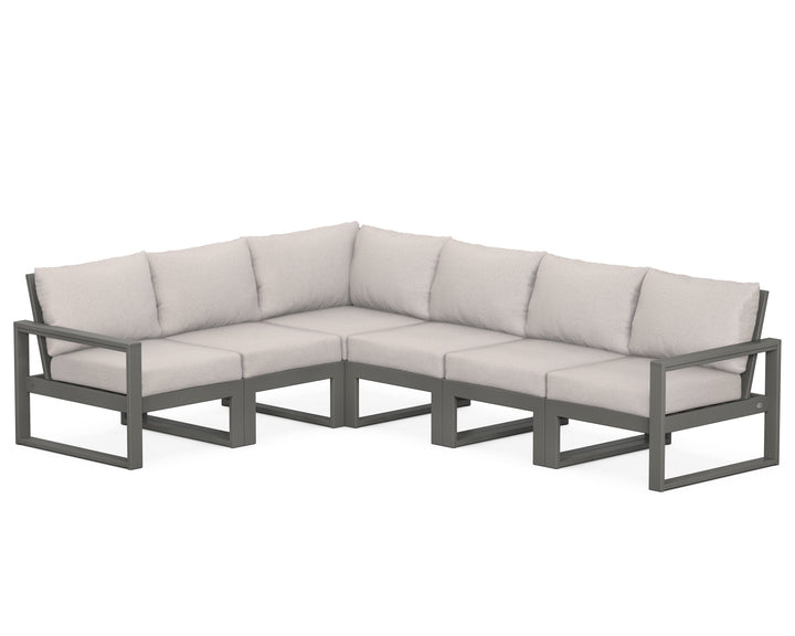 POLYWOOD® EDGE 6-Piece Modular Deep Seating Set