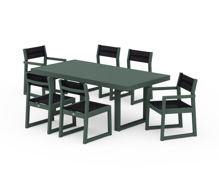 POLYWOOD® EDGE Sling 7-Piece Dining Set