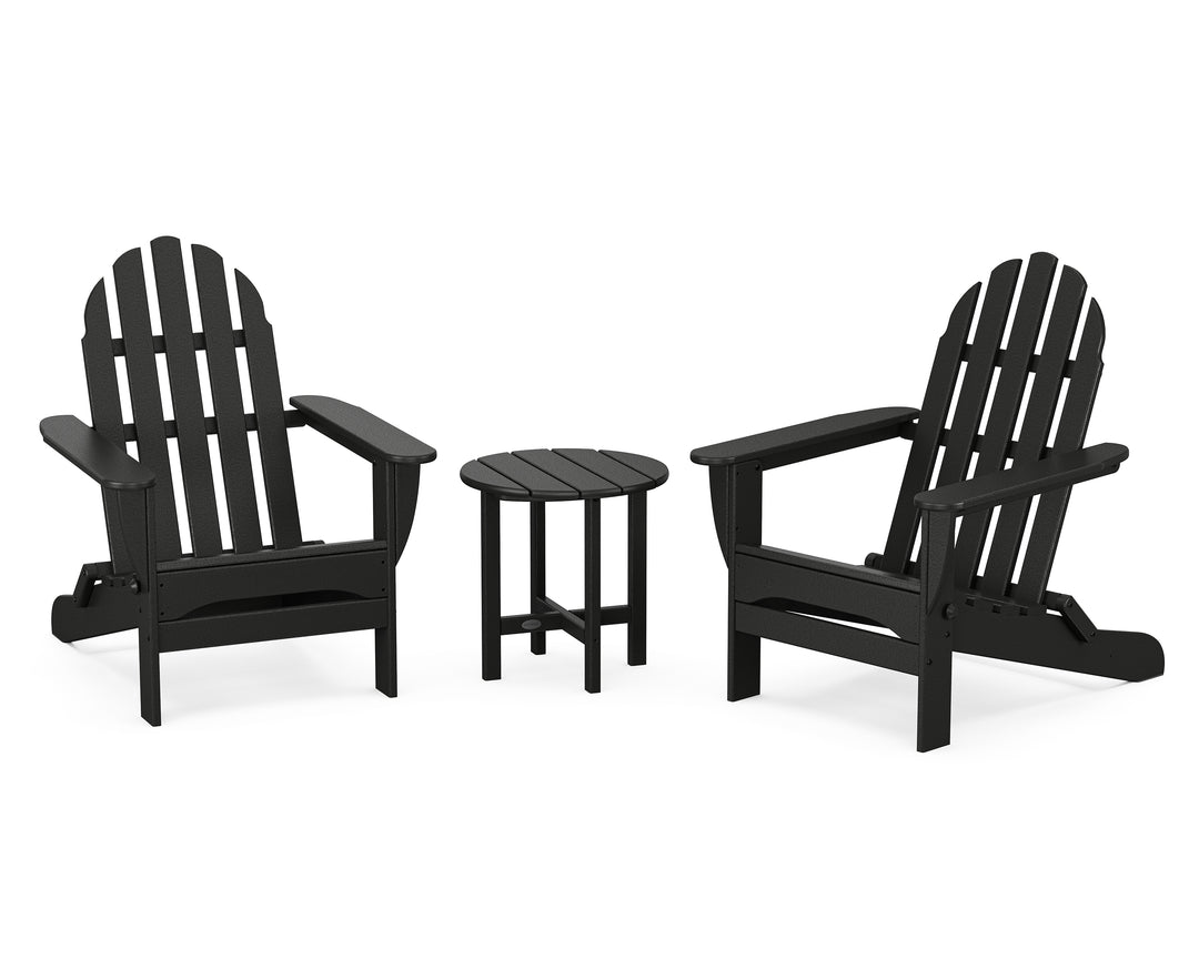 POLYWOOD® Classic Folding Adirondack 3-Piece Set
