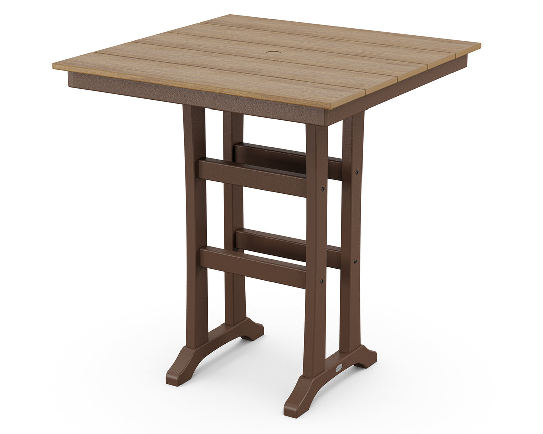 POLYWOOD® Farmhouse Trestle 37" Bar Table