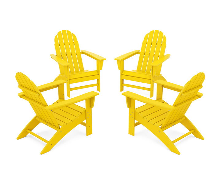 POLYWOOD® Vineyard 4-Piece Adirondack Conversation Set