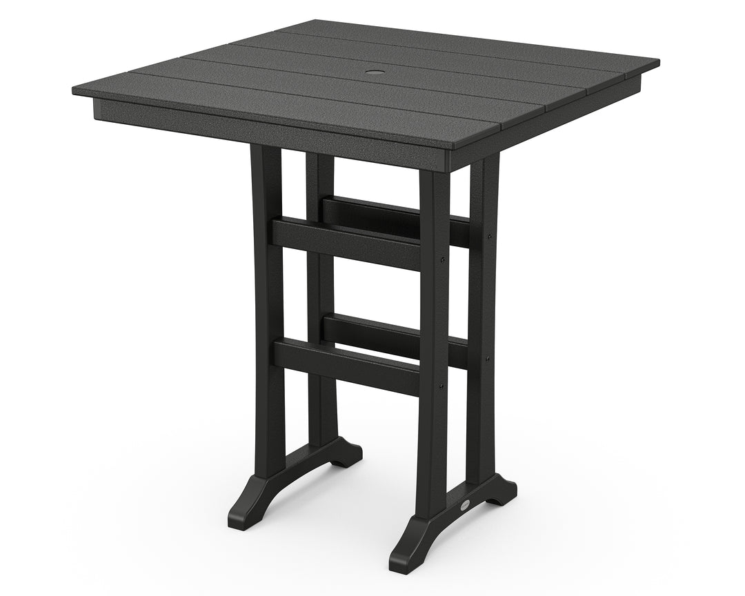 POLYWOOD® Farmhouse Trestle 37" Bar Table
