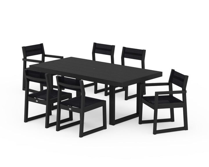 POLYWOOD® EDGE Sling 7-Piece Dining Set