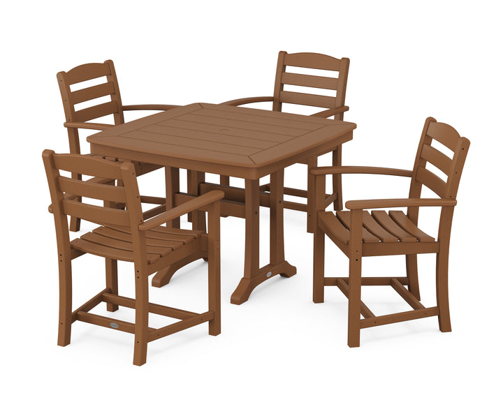 POLYWOOD® La Casa Café 5-Piece Dining Set with Trestle Legs