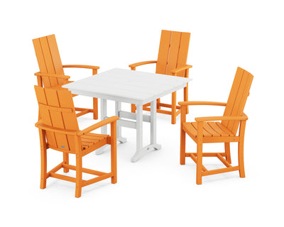 Modern Adirondack 5-Piece Farmhouse Dining Set