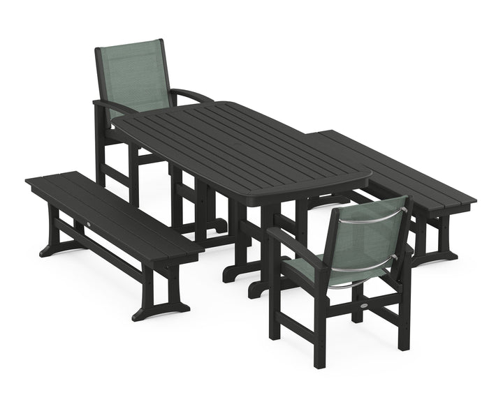 POLYWOOD® Coastal 5-Piece Dining Set