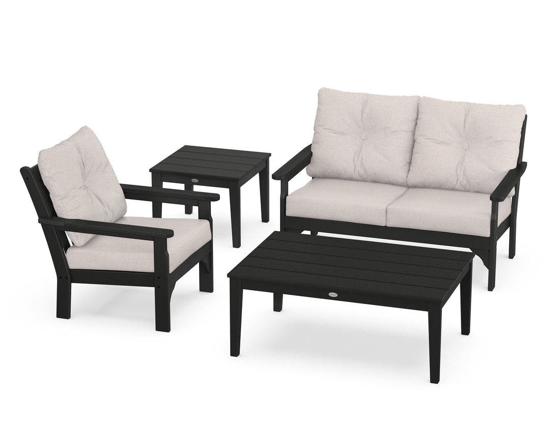 POLYWOOD® Vineyard 4-Piece Deep Seating Set