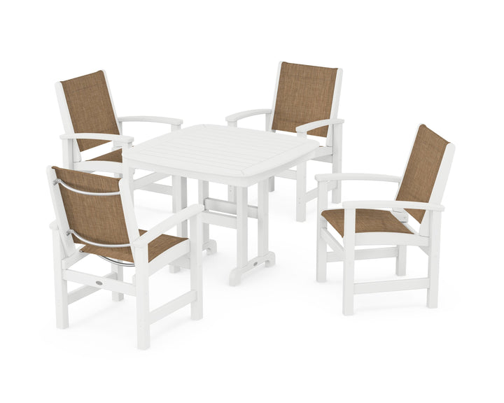 POLYWOOD® Coastal 5-Piece Dining Set