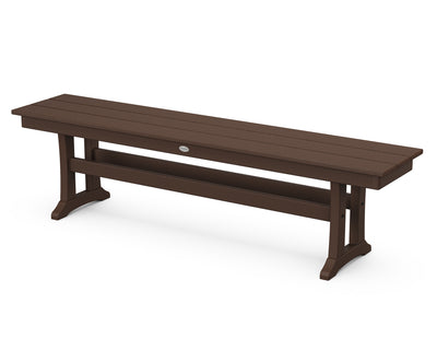 Farmhouse Trestle 65" Bench