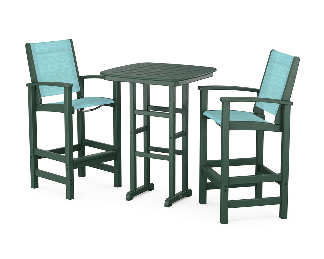 POLYWOOD® Coastal 3-Piece Bar Set
