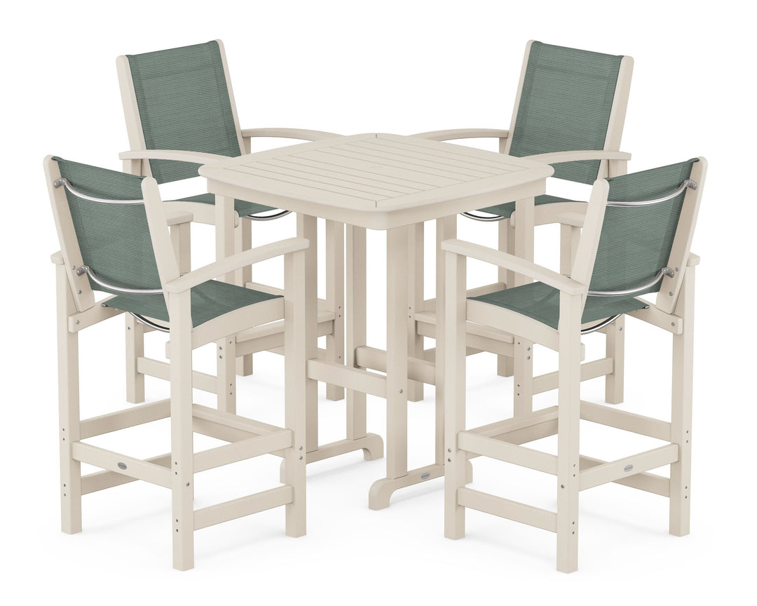 POLYWOOD® Coastal 5-Piece Bar Set