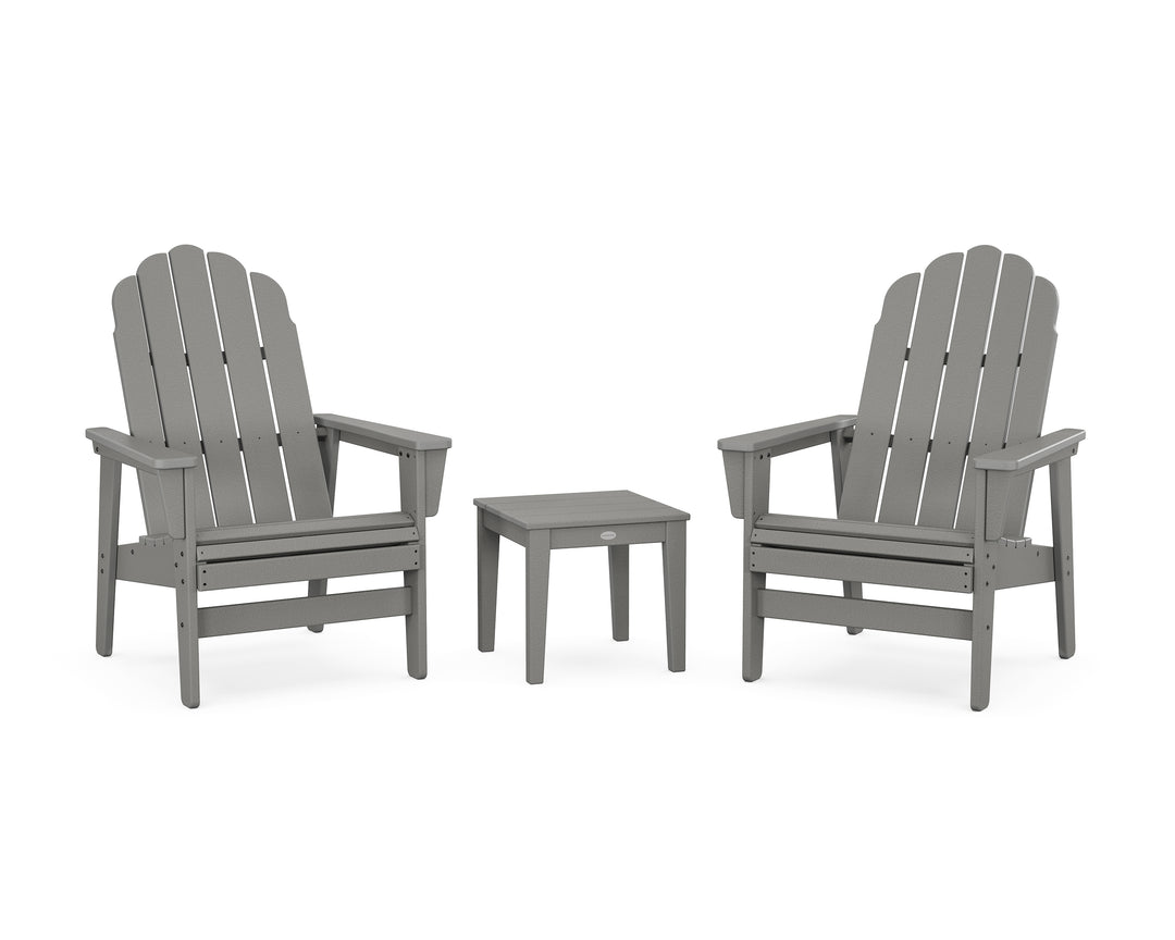 POLYWOOD® 3-Piece Vineyard Grand Upright Adirondack Set