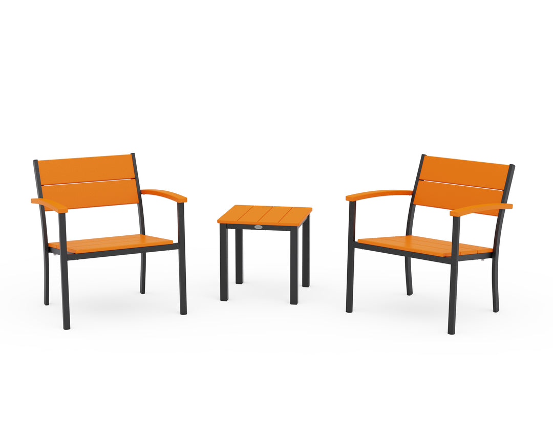 POLYWOOD® Main Street 3-Piece Lounge Chair Set
