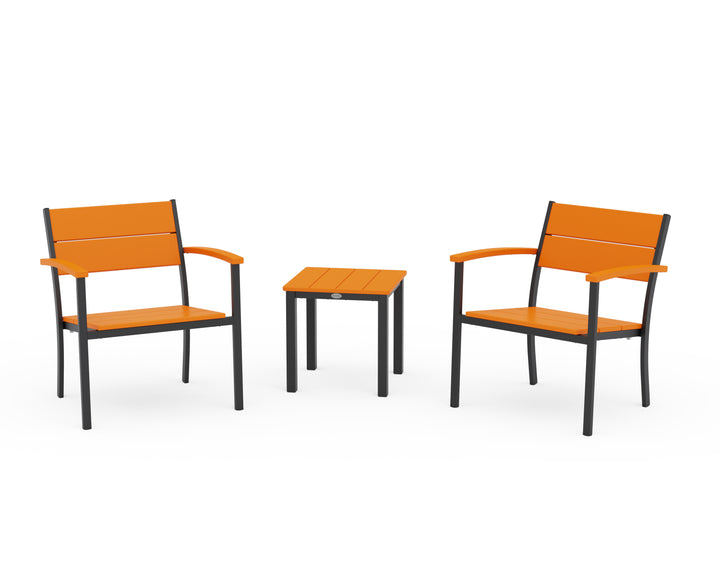 POLYWOOD® Main Street 3-Piece Lounge Chair Set