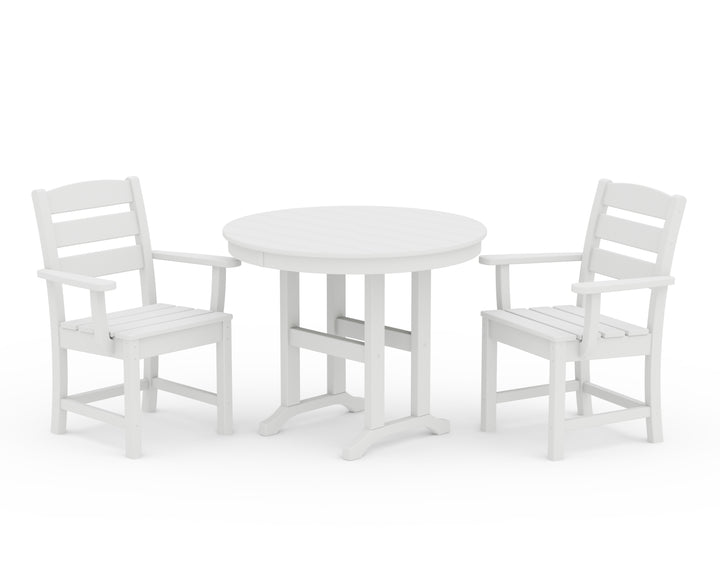 POLYWOOD® Lakeside 3-Piece Round Dining Set