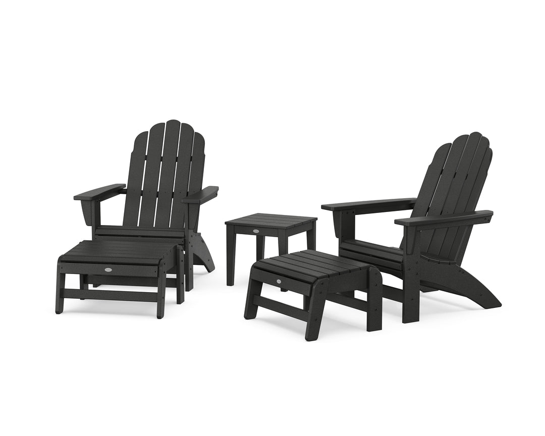 POLYWOOD® 5-Piece Vineyard Grand Adirondack Set