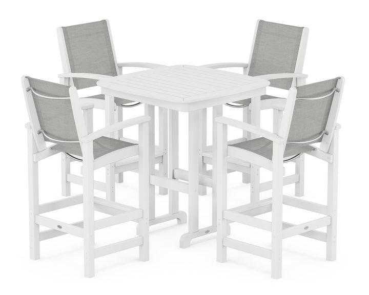 POLYWOOD® Coastal 5-Piece Bar Set