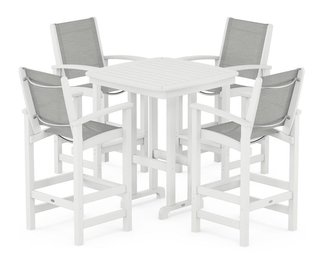 POLYWOOD® Coastal 5-Piece Bar Set