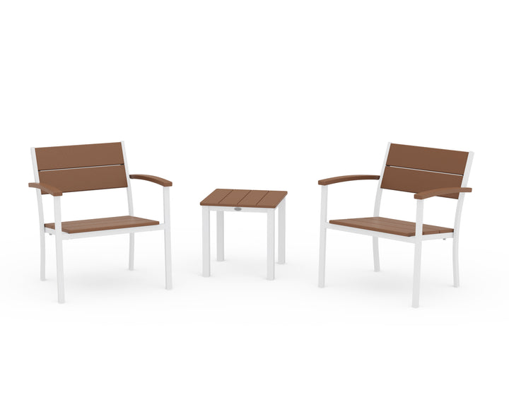 POLYWOOD® Main Street 3-Piece Lounge Chair Set