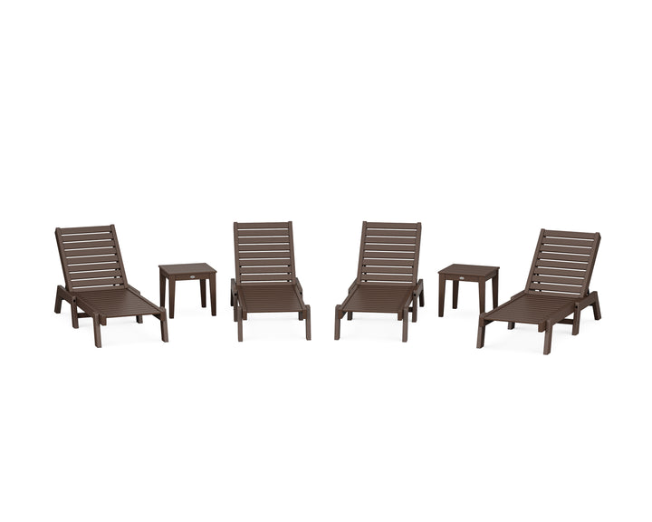 POLYWOOD® Captain Chaise 6-Piece Set