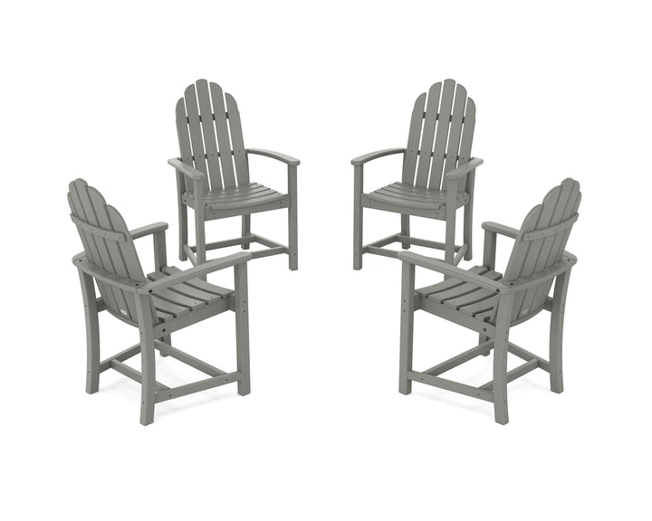 POLYWOOD® Classic 4-Piece Upright Adirondack Conversation Set