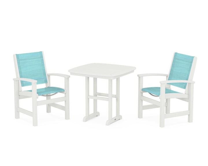 POLYWOOD® Coastal 3-Piece Dining Set