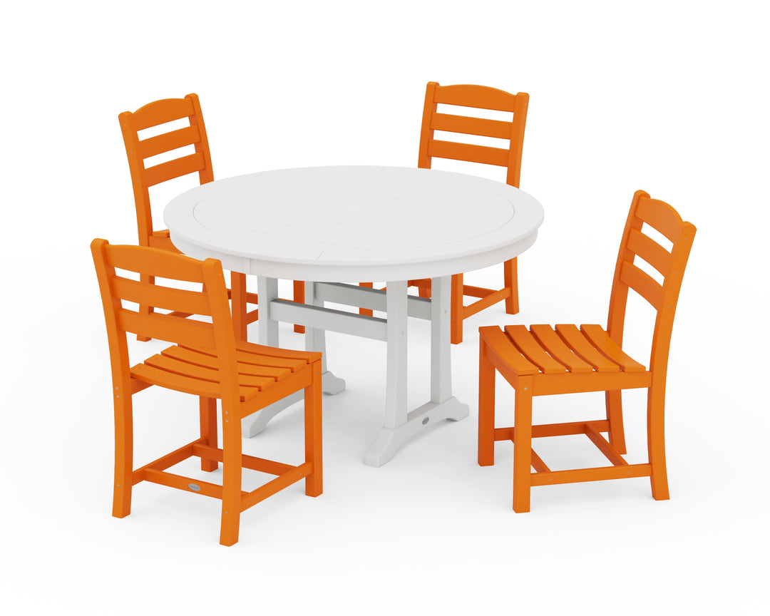 POLYWOOD® La Casa Café 5-Piece Side Chair Dining Set