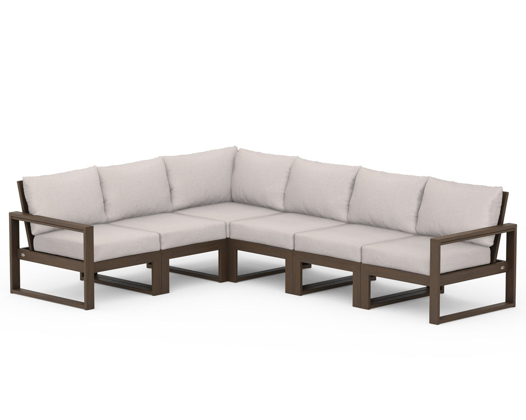 POLYWOOD® EDGE 6-Piece Modular Deep Seating Set