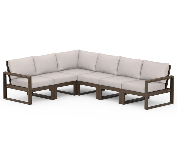 POLYWOOD® EDGE 6-Piece Modular Deep Seating Set