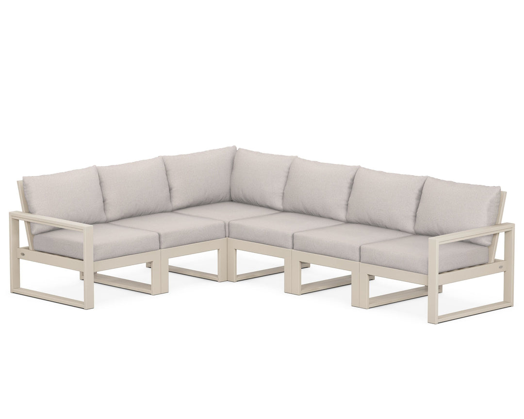 POLYWOOD® EDGE 6-Piece Modular Deep Seating Set