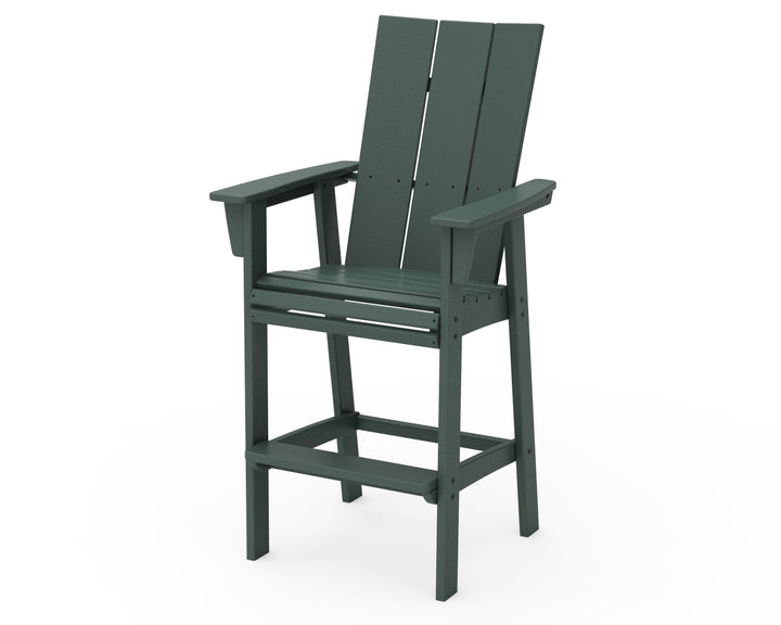 POLYWOOD® Modern Curveback Adirondack Bar Chair