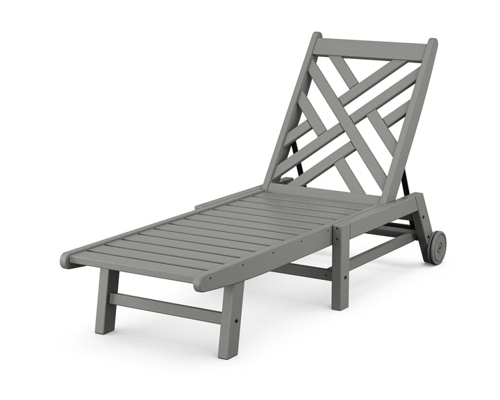 POLYWOOD® Chippendale Chaise with Wheels