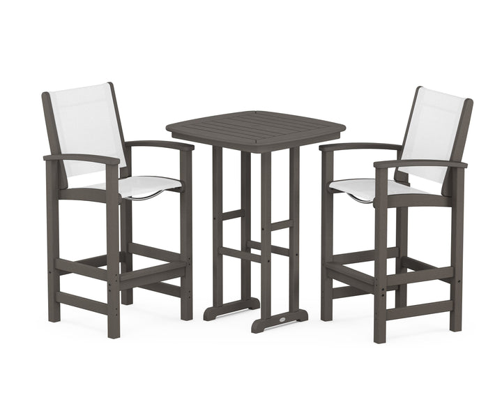 POLYWOOD® Coastal 3-Piece Bar Set
