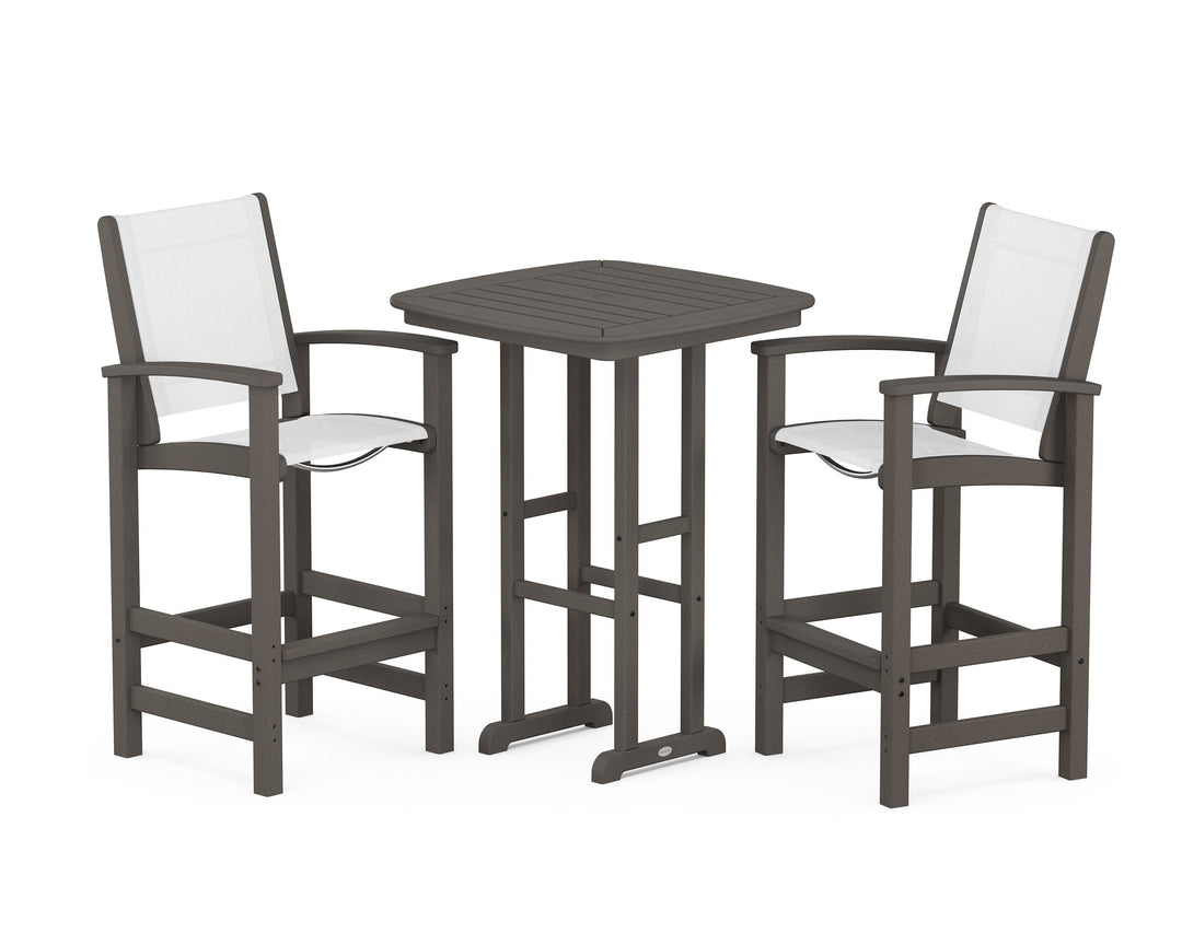POLYWOOD® Coastal 3-Piece Bar Set