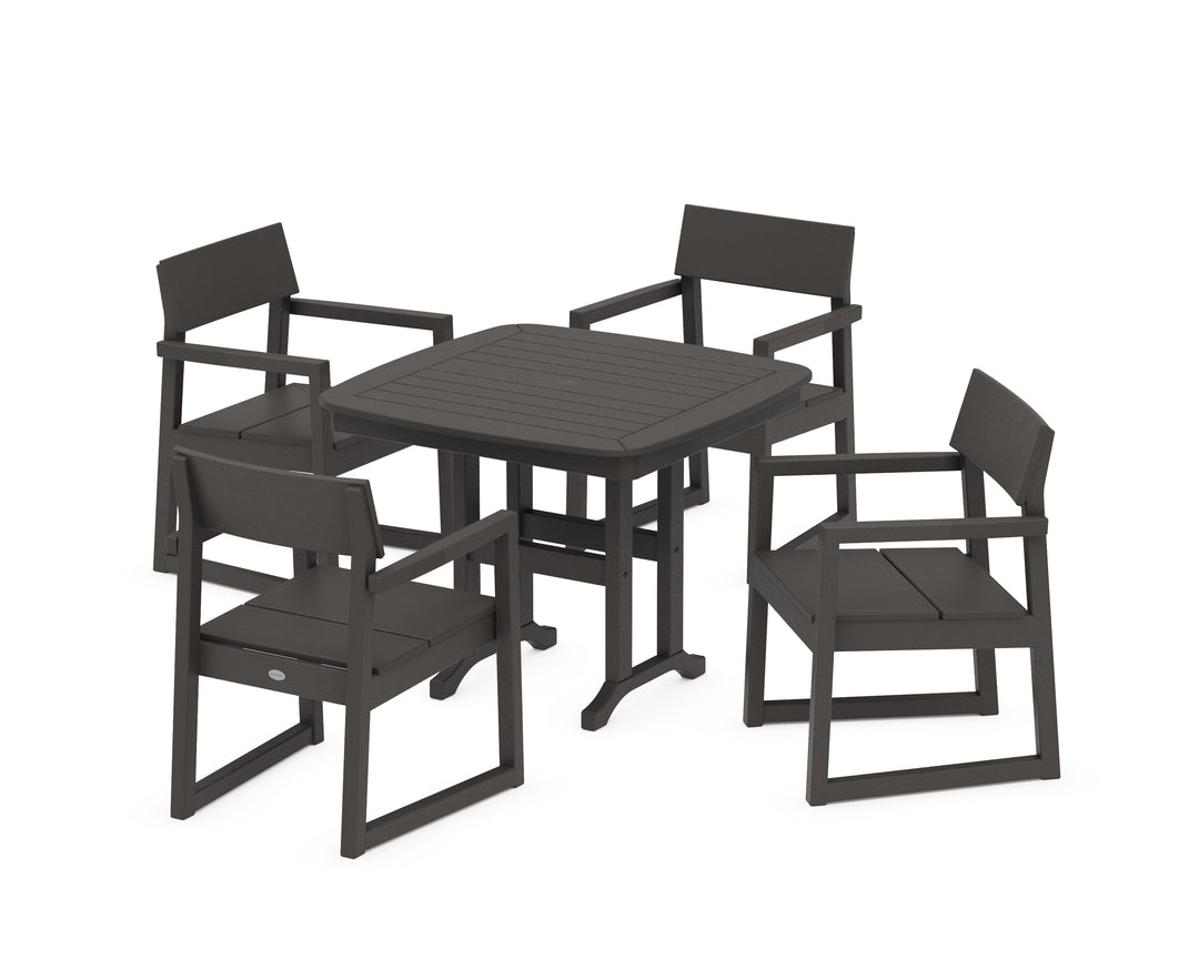 POLYWOOD® EDGE 5-Piece Dining Set