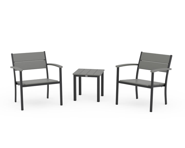 POLYWOOD® Main Street 3-Piece Lounge Chair Set