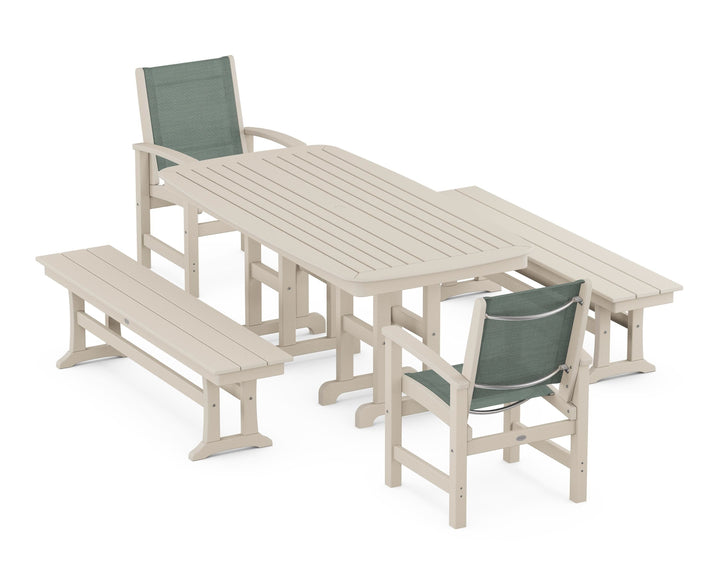 POLYWOOD® Coastal 5-Piece Dining Set
