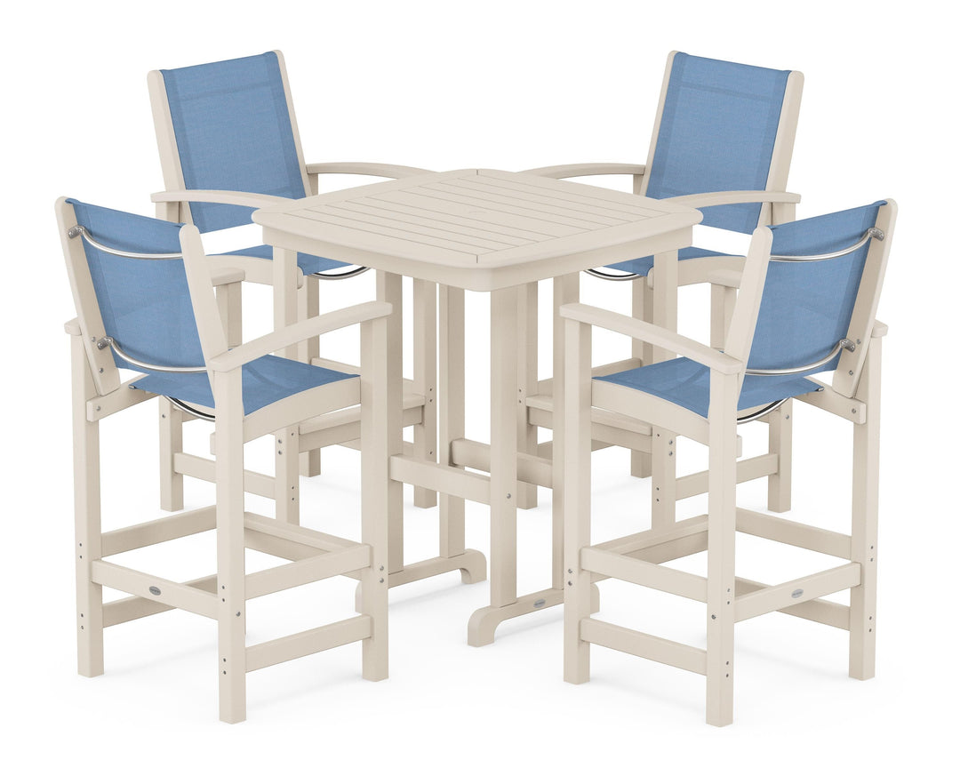 POLYWOOD® Coastal 5-Piece Bar Set