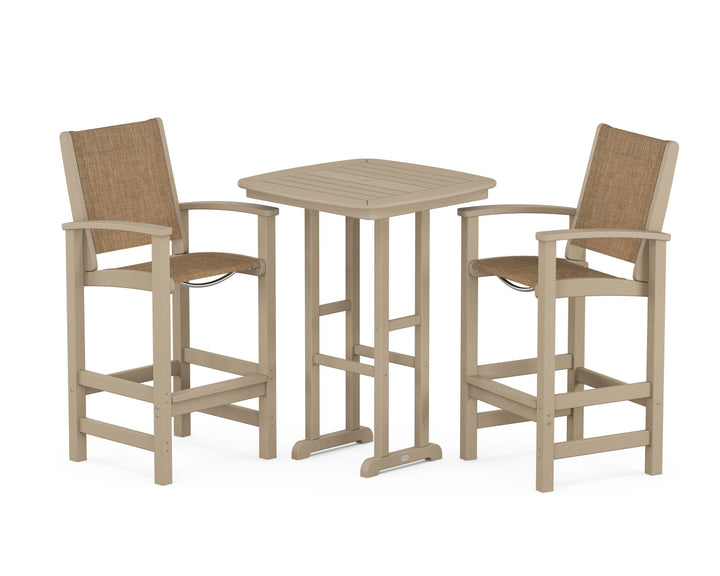 POLYWOOD® Coastal 3-Piece Bar Set
