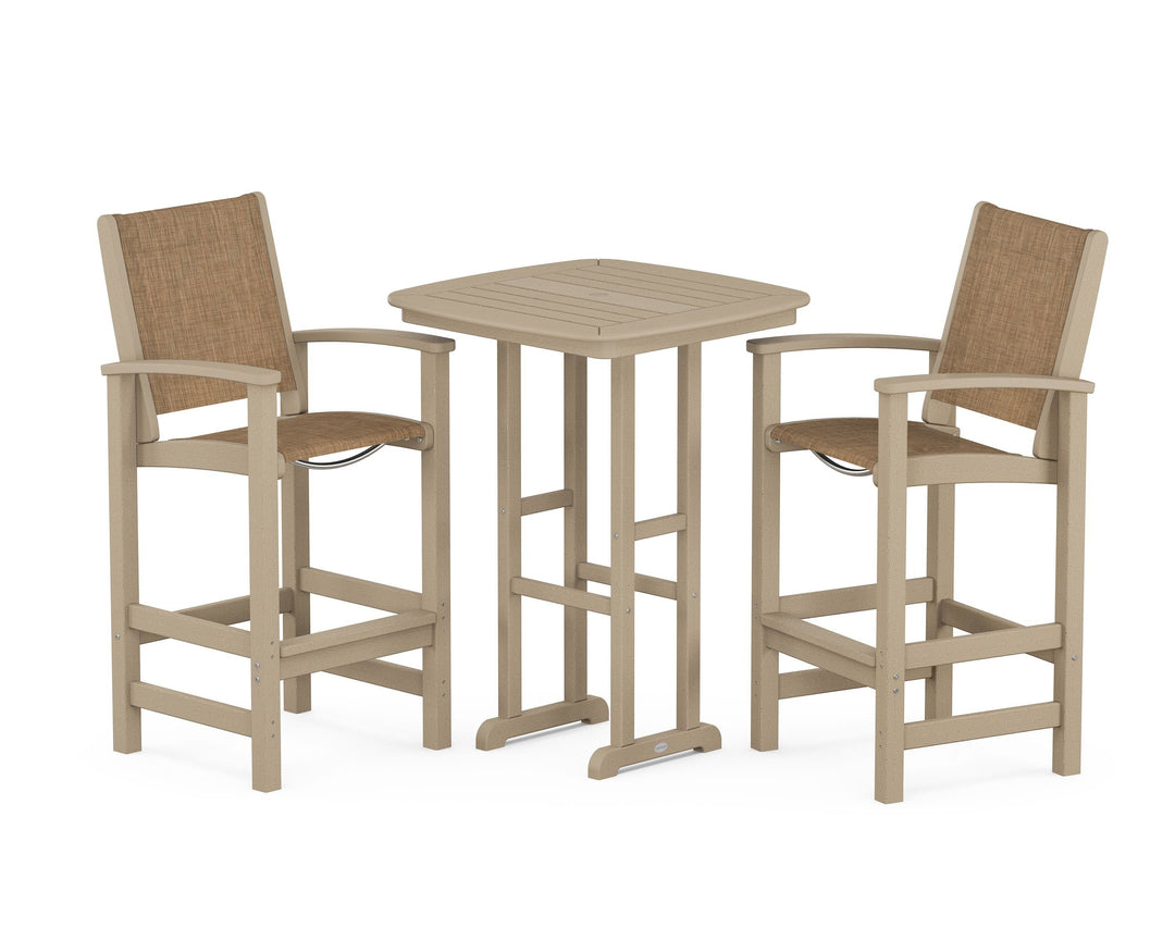 POLYWOOD® Coastal 3-Piece Bar Set