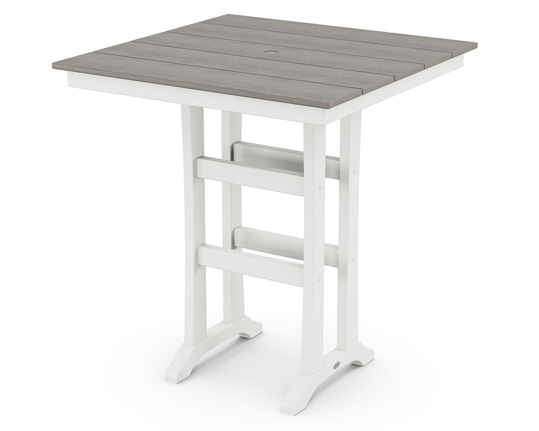 POLYWOOD® Farmhouse Trestle 37" Bar Table