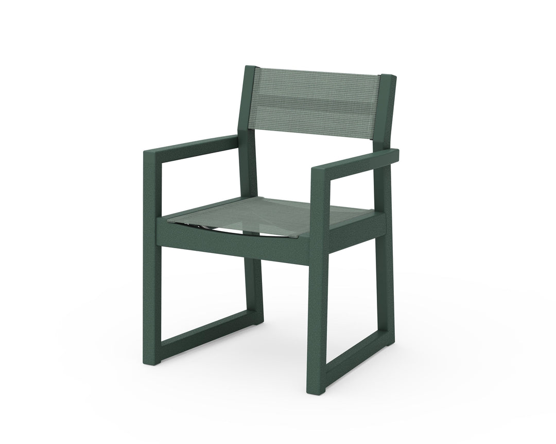 POLYWOOD® EDGE Sling Dining Arm Chair