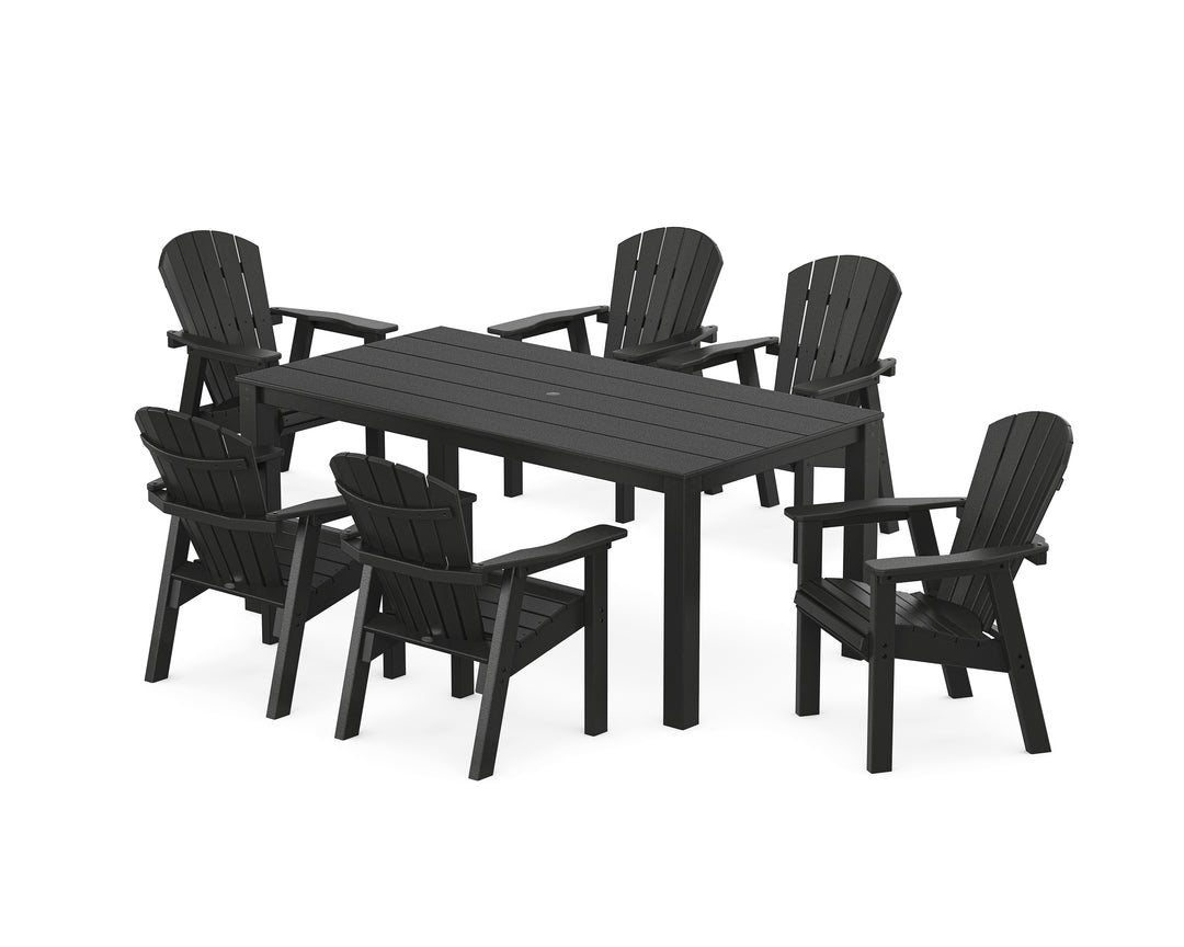 POLYWOOD® Seashell 7-Piece Parsons Dining Set