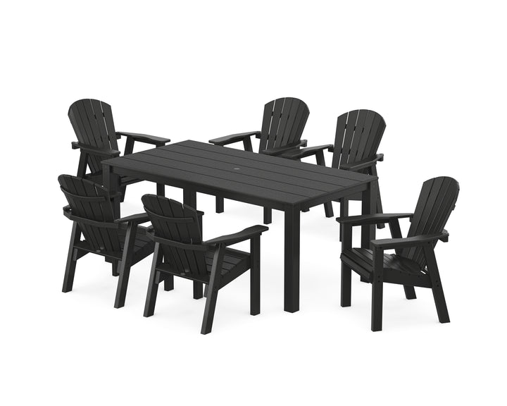 POLYWOOD® Seashell 7-Piece Parsons Dining Set