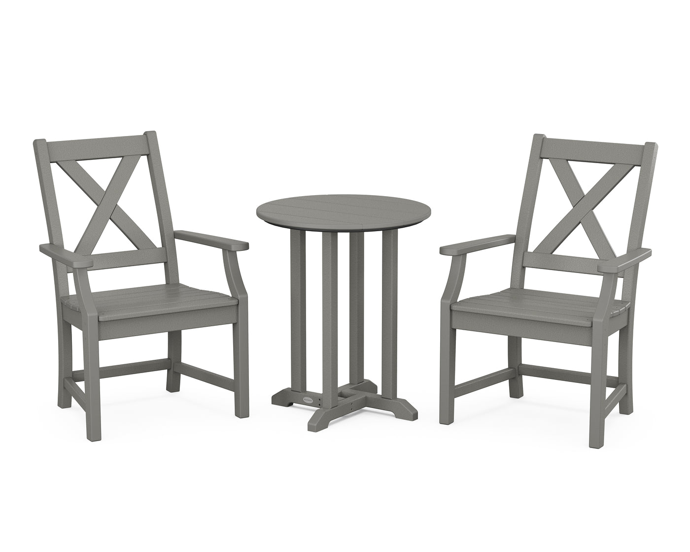 Braxton 3-Piece Round Bistro Dining Set