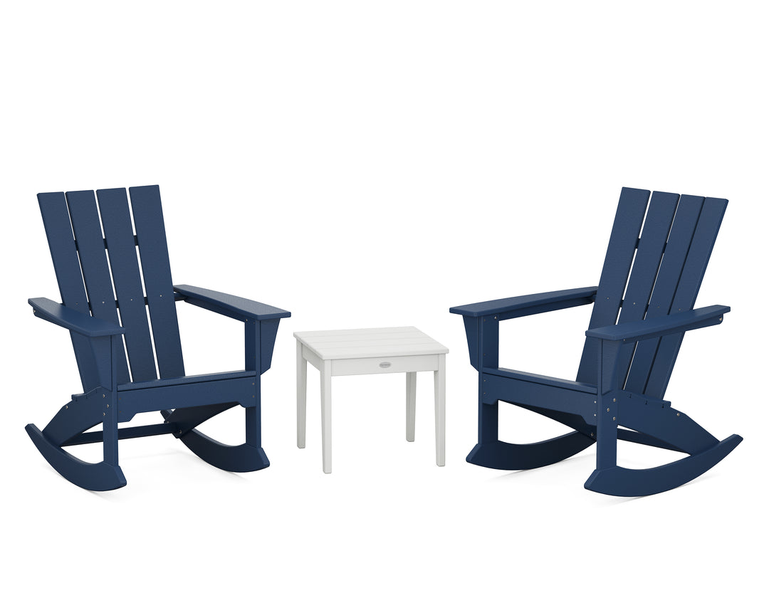 POLYWOOD® Quattro 3-Piece Rocker Set