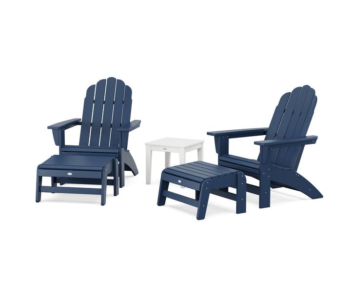 POLYWOOD® 5-Piece Vineyard Grand Adirondack Set